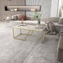 Hanah Home Wendy Mesa de Centro Blanco y Oro